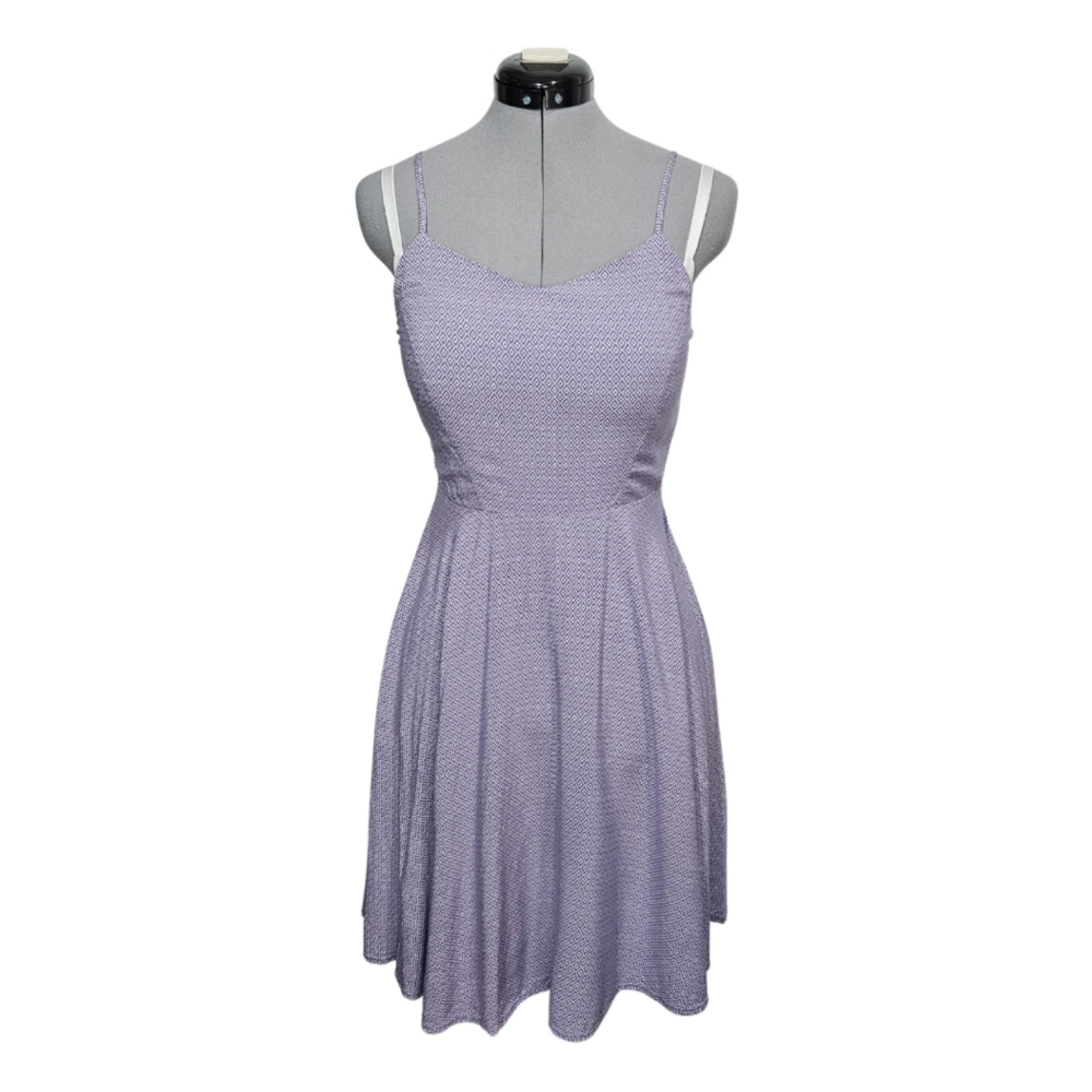 Old Navy Women's SIZE S Y2K Preppy Summer Mini Dress Adjustable Straps in Purple